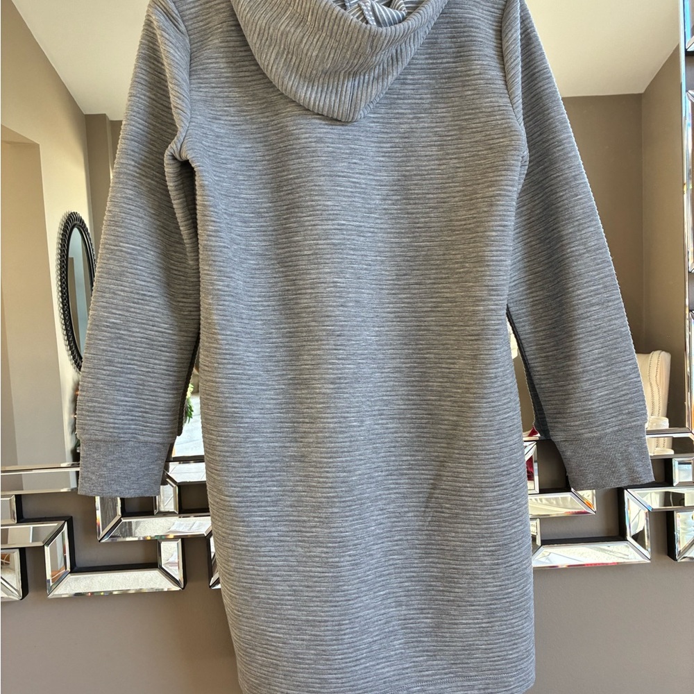 NEW ADORABLE TOMMY HILFIGER HOODED DRESS! Sz S! So So Cozy! - Picture 3 of 5